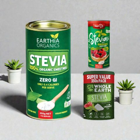 Đường Cỏ Ngọt Stevia 350g Nội Địa Úc - Ngọt Tự Nhiên Dùng Cho Đồ Uống, Hòa Tan Nhanh, Thực Phẩm An Toàn, Tiện Lợi