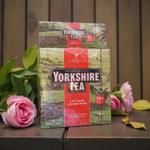 Trà Túi Lọc Yorkshire Taylors Of Harrogate 100 Gói - Hương Vị Truyền Thống Anh Quốc, Tiện Lợi Cho Văn Phòng Và Gia Đình