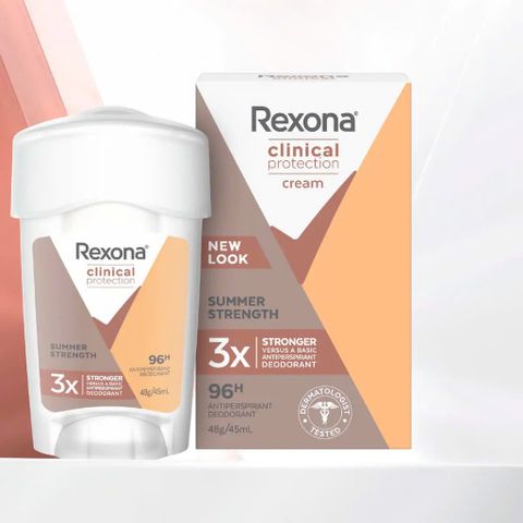 Lăn Khử Mùi Rexona Clinical 48g - Kiểm Soát Mùi Hiệu Quả 96h cho Nam và Nữ, Giải Pháp Khô Thoáng Hàng Ngày