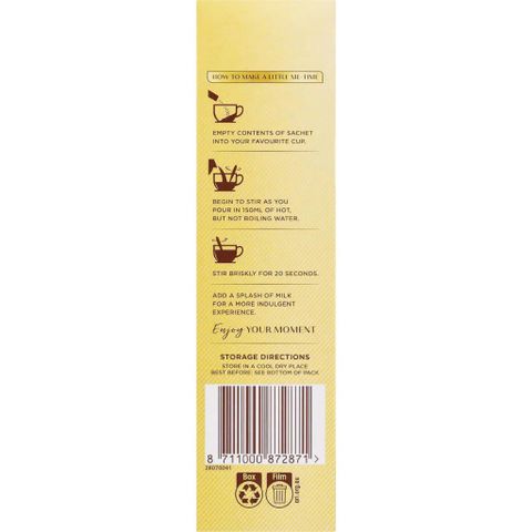 Cà Phê Sữa Moccona Latte Úc - Hộp 10 Gói Tiện Lợi, Hương Vị Đặc Trưng, Pha Nóng Ngay, Thích Hợp Cho Ngày Bận Rộn