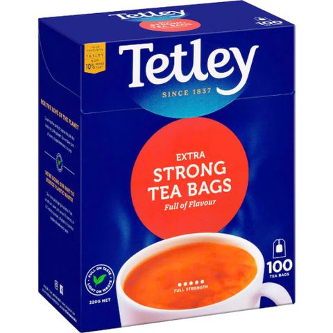 Trà Túi Lọc Tetley - Hộp 100 Gói Trà Thư Giãn, Thích Hợp Cho Mọi Lứa Tuổi, Pha Nóng Lạnh, Trải Nghiệm Thưởng Trà Tuyệt Vời