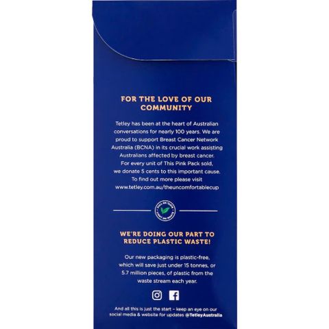 Trà Túi Lọc Tetley - Hộp 100 Gói Trà Thư Giãn, Thích Hợp Cho Mọi Lứa Tuổi, Pha Nóng Lạnh, Trải Nghiệm Thưởng Trà Tuyệt Vời