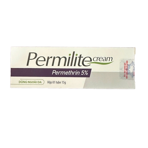 Kem Permilite Permethrin 5% - Dưỡng Da, Loại Bỏ Ghẻ, Chấy Rận Kí Sinh Trùng Ngoài Da, Giảm Ngứa, Sạch Da