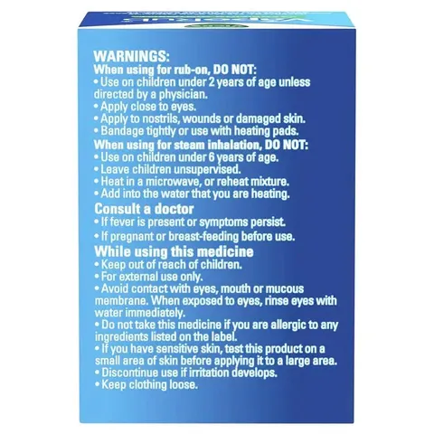 Vicks VapoRub Úc 50g - Dầu Xoa Giảm Cảm Mát, Hỗ Trợ Hô Hấp Hiệu Quả, Tinh Dầu Làm Dịu Cơ Thể
