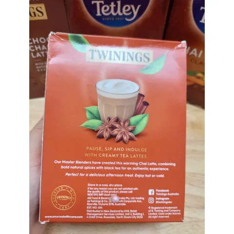 Gói 10 Twinings Choc Chai - Trà Latte Socola Cacao Hòa Quyện Hương Trà Chai - Thức Uống Tiện Lợi Ảo Diệu