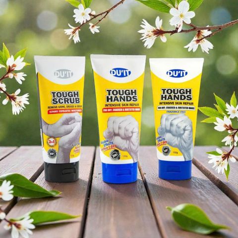 Kem Dưỡng Tay Du'It Tough Hands 150g - Kem Đặc Chăm Sóc Da Khô, Giúp Da Mềm Mại, Dành Cho Nhân Viên Văn Phòng và Ngành Dịch Vụ
