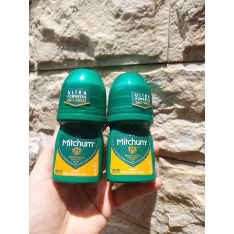 Lăn Khử Mùi Mitchum 50ml cho Nam - Bảo Vệ Ngăn Mùi Hiệu Quả 48 Giờ, An Toàn Cho Da Nhạy Cảm, Không Cồn