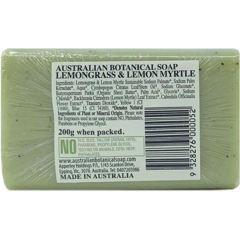 Xà Phòng Thảo Dược Úc Australian Botanical Soap - Dưỡng ẩm, Làm mềm Da, Không Chất Tạo Bọt, 200g