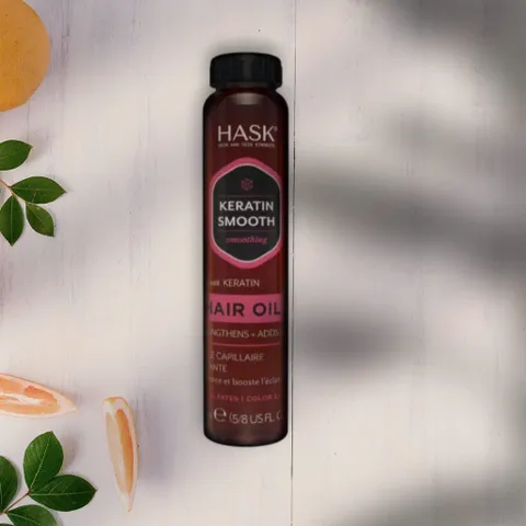 Dầu Dưỡng Tóc Hask Keratin Protein 18ml - Giải Pháp Chăm Sóc Tóc Khô, Xơ và Chẻ Ngọn Tại Nhà với Argan Oil