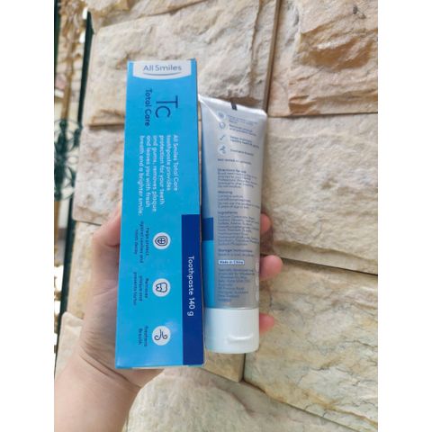 Kem Đánh Răng All Smiles 140g - Sản Phẩm Chăm Sóc Răng Miệng Hàng Đầu Nhập Khẩu Từ Úc, Sáng Răng & Khử Hôi Miệng