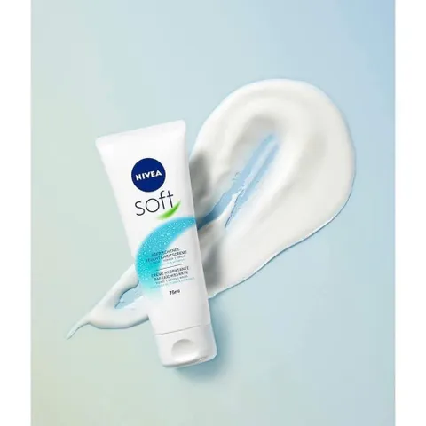 Kem Dưỡng Da NIVEA Soft 75ml - Dưỡng ẩm toàn diện cho mặt, tay và cơ thể, không nhờn rít, phù hợp mọi loại da