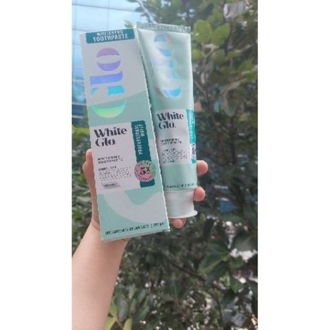 Kem Đánh Răng White Glo 205ml - Tẩy Mảng Bám & Làm Trắng Răng Hiệu Quả - Vị Fresh Mint Dễ Chịu, Được Khuyên Dùng Bởi Nha Sĩ Úc