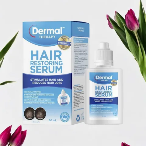 Serum kích thích mọc tóc Dermal Therapy hiệu quả cao cho người rụng tóc nhiều, hói đầu