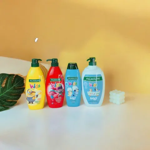 Sữa tắm, dầu gỗi dầu xả  3 trong 1 palmpolive kid Úc
