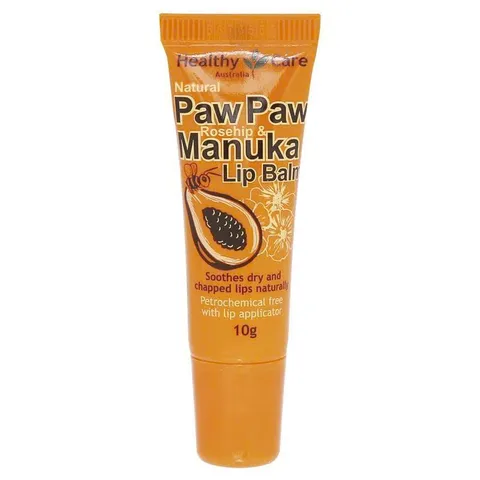 Son Dưỡng Healthy Care 10g – Công Thức 3 Trong 1 Với Paw Paw, Rosehip, Manuka Phù Hợp Mọi Loại Môi