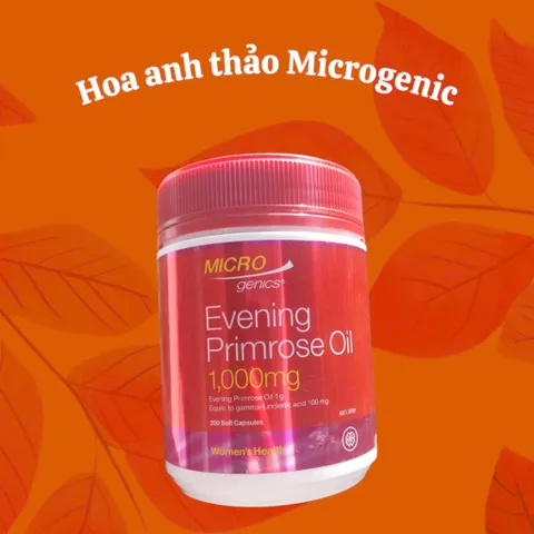 Viên uống hoa anh thảo 200 viên Micro Genics