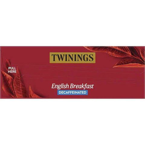 Trà Twinings English Breakfast Decaffeinated - Hộp 80 Gói Lọc Tiện Lợi, Hương Vị Tươi Mới, Quà Tặng Sức Khỏe Hàng Ngày