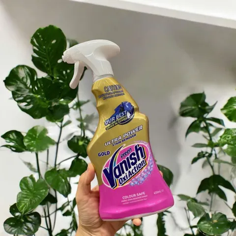 Chai xịt vết bẩn Vanish Oxi Action 450ml - Giải pháp làm sạch mạnh mẽ cho sofa, thảm, nệm, giày dép từ Úc