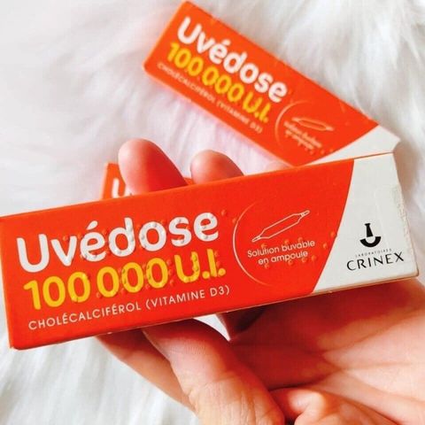 Vitamin D3 Uvedose 100000IU Cho Bé - Bổ Sung Canxi Tăng Cường Sức Khỏe Xương, Thuận Tiện 3 Tháng Một Lần
