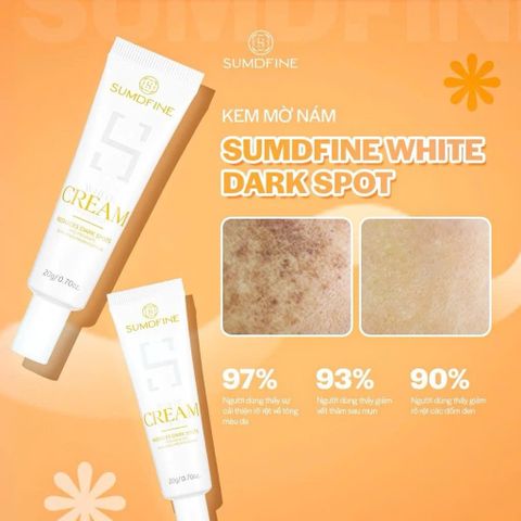 Kem Dưỡng Trắng Da, Mờ Thâm Nám Sumdfine White Cream Dark Spot 20g