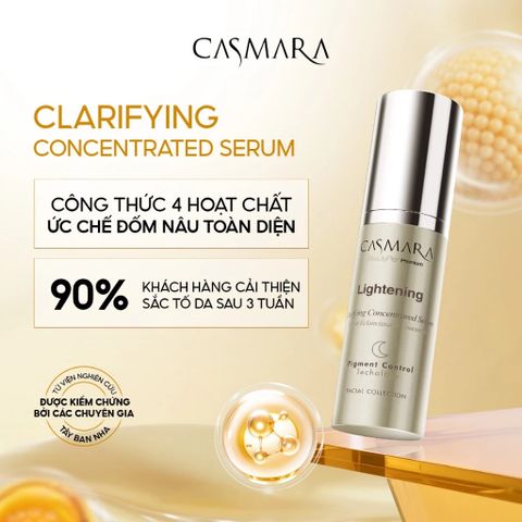 Serum Dưỡng Trắng Mờ Nám CASMARA Clarifying Concentrate 30ml (Hàng Công Ty)