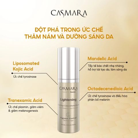 Serum Dưỡng Trắng Mờ Nám CASMARA Clarifying Concentrate 30ml (Hàng Công Ty)