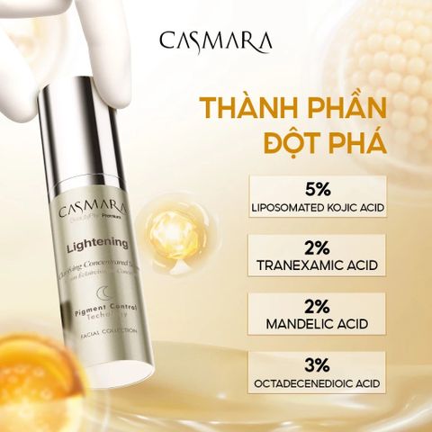 Serum Dưỡng Trắng Mờ Nám CASMARA Clarifying Concentrate 30ml (Hàng Công Ty)