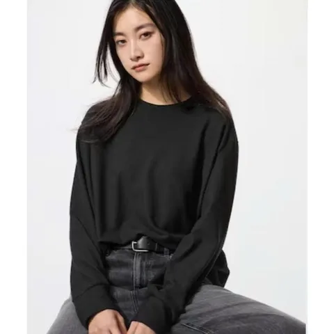 Áo Nỉ Tích Nhiệt Cổ Tròn Siêu Mềm Mại Uni Japan - Thời Trang Nữ Ấm Áp Mùa Thu Đông, Dễ Phối Đồ