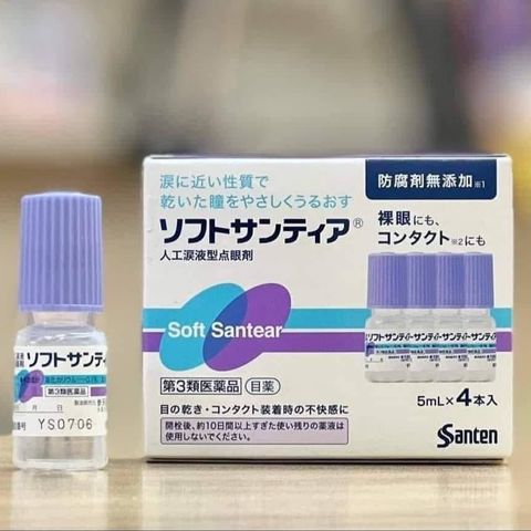 Nước Nhỏ Mắt Nhân Tạo Santen Tím - Giải Pháp Hiệu Quả Giảm Khô Mắt, Bảo Vệ Sức Khỏe Mắt từ Nhật Bản