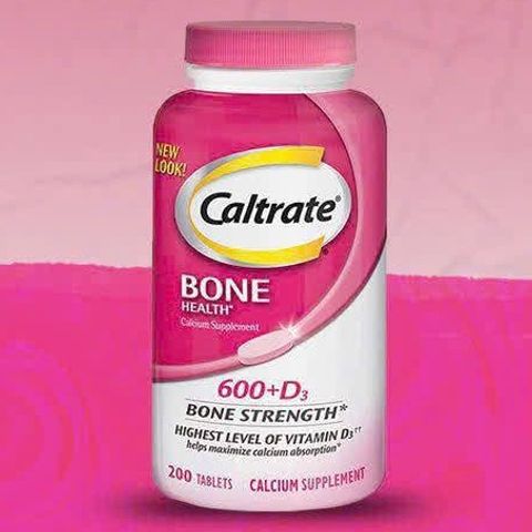 Viên uống Caltrate Bone Health 600 mg & D3 200 viên - Bổ sung Canxi và Vitamin D3 cho xương chắc khỏe, ngăn ngừa loãng xương