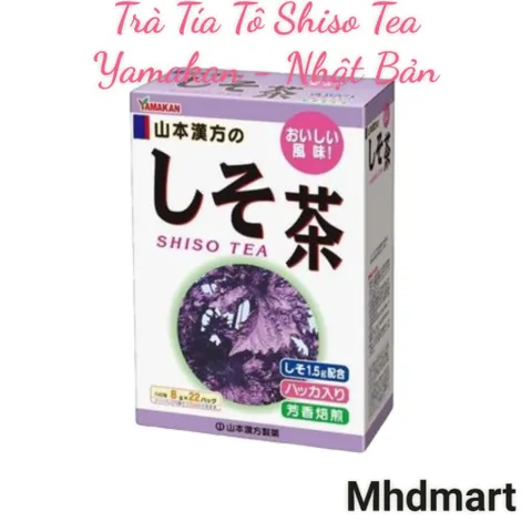 Trà tía tô Nhật Bản Shiso tea Yamakan giúp giải cảm, giảm acid uric giảm gout, hỗ trợ tiêu hoá thải độc, đẹp da sạch mụn 403110
