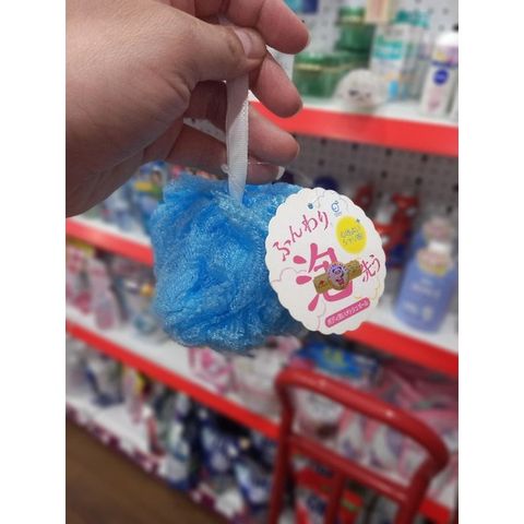 Bông Tắm Tạo Bọt Nhập Khẩu Nhật Bản - Sợi Nhựa Cao Cấp, Thiết Kế Đẹp, Giúp Làm Sạch Da Chết, Thoải Mái Khi Tắm