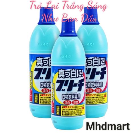 Nước tẩy trắng quần áo 600ml Rocket Nhật Bản 403130