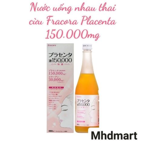 Nước uống nhau thai Fracora Placenta 150.000mg Nhật Bản 403134