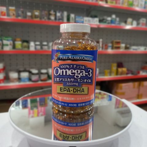 Dầu cá omega 3 Pure Alaska Nhật Bản_Mẫu mới( Nắp trắng ) 403144