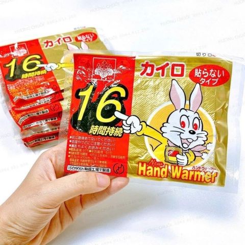 Miếng Dán Giữ Nhiệt Nhật Bản Kairo - Sưởi Ấm Cơ Thể, Chống Lạnh, Thời Gian Duy Trì 12-16h, Dùng Khi Chơi Thể Thao, Ra Ngoài