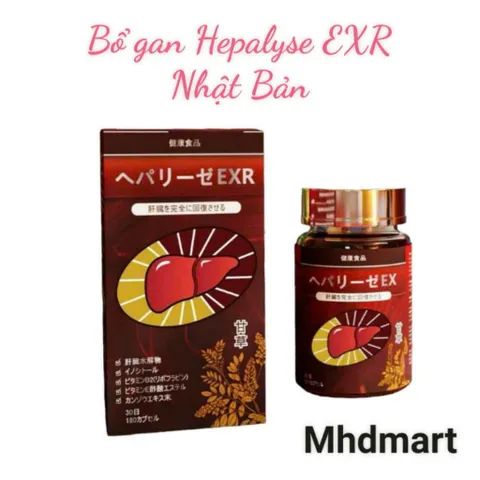 Viên uống hỗ trợ bổ gan Hepalyse Exr Nhật Bản hộp 180 viên 403162