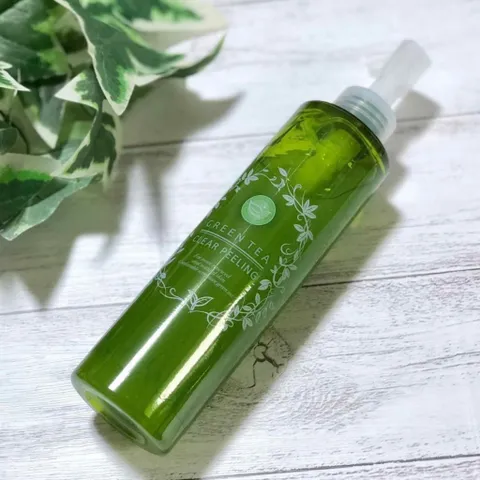 [Nội địa Nhật - Mẫu mới nhất] Tẩy da chết trà xanh Santa Marche Green Tea Clear Peeling Nhật Bản 200ml 403179