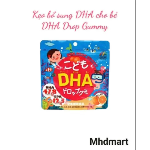 Kẹo Dẻo Bổ Sung DHA Cho Bé Unimatriken - Tăng Cường Trí Nhớ, Thị Lực - Hương Vị Sữa Trái Cây Ngon Miệng Nhật Bản 90 Viên