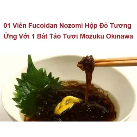 [ Nhập khẩu] Viên nang tảo Mozuku Fucoidan Nozomi  150 viên -  Nhật Bản
