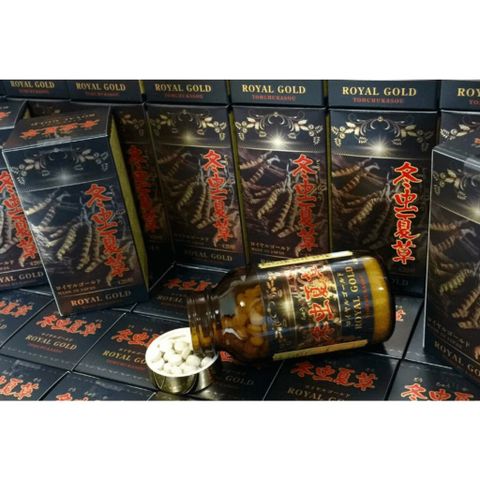 Viên uống Đông trùng hạ thảo Royal Gold Nhật Bản - Hộp 420 viên - Bổ dưỡng, tăng cường sức khỏe và đề kháng, chống lão hóa hiệu quả