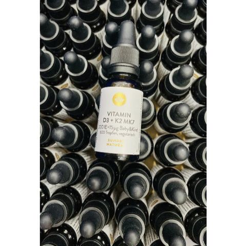 Vitamin D3 K2 MK7 200IE Sunday Natural 20 ml Đức, hàng nhập khẩu có mã QR 403225