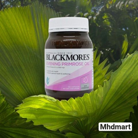 Tinh Dầu Hoa Anh Thảo Blackmore Evening Primrose Oil 1000 - Cân Bằng Nội Tiết Tố, Làm Đẹp Da, 190 Viên Nang