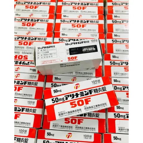 Viên Tỏi Alinamin F50 Nhật Bản - Hỗ Trợ Tăng Đề Kháng và Phục Hồi Sức Khỏe, Hộp 100 Viên Thực Phẩm Bổ Sung Vitamin B1