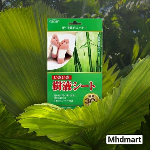 Miếng Dán Thải Độc Chân Kenko Nhật Bản - Hỗ Trợ Tăng Cường Sức Khỏe, Thanh Lọc Cơ Thể (30 Miếng)