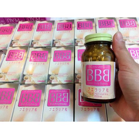 Viên Uống Nở Ngực BBB Orihiro Nhật Bản - Tăng Cường Vòng 1 Tự Nhiên An Toàn, Không Phẫu Thuật, Giúp Làn Da Sáng Hồng và Tóc Khỏe Mạnh