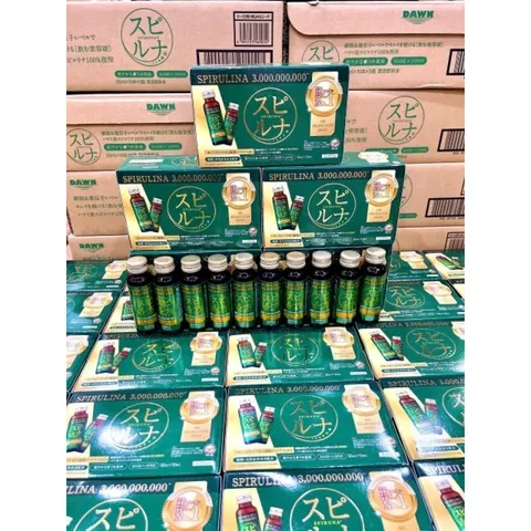 Nước Uống Siêu Vi Tảo 300 Triệu Hayari - Tinh Chất Tảo Hawaiian Spirulina Nhật Bản Giúp Trẻ Hóa Da và Tăng Cường Miễn Dịch
