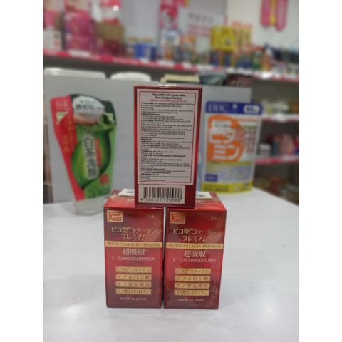 [ HSD 12.2024 ] Viên uống Collagen Pico Premium Ribeto Shoji 300mg 75 viên 403324