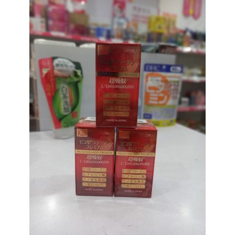 [ HSD 12.2024 ] Viên uống Collagen Pico Premium Ribeto Shoji 300mg 75 viên 403324