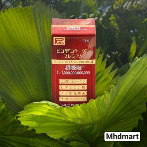 [ HSD 12.2024 ] Viên uống Collagen Pico Premium Ribeto Shoji 300mg 75 viên 403324